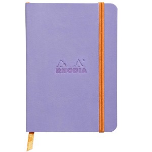 Rhodia Rhodiarama Soft Notebook - 72 Dots Sheets - 4 x 5 1/2 - Iris - 1 of 4