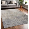 HomeRoots 5' X 8' Ivory Gray And Tan Abstract Distressed Area Rug - 2 of 3