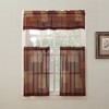 56"x14" Eden Window Valance Dark Red/Black/Cream - No. 918 - 3 of 4