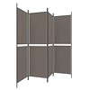 vidaXL 4-Panel Room Divider Anthracite 78.7"x86.6" Fabric - 4 of 4