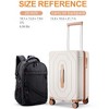 HONGGE Expandable 2-Piece Luggage Set with 100% PC Hardshell, TSA Lock & Spinner Wheels – Includes Carry-On Backpack - 3 of 4