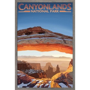 Trends International Lantern Press - Canyonlands National Park Framed Wall Poster Prints - 1 of 4