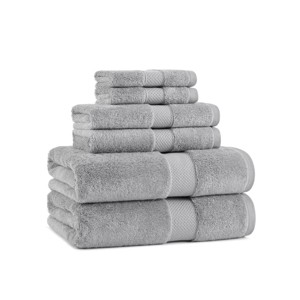 Aston & Arden Luxury Cotton 6pc Bathroom Towel Set - 1 of 4