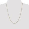 Black Bow Jewelry 0.95mm, 10k Yellow Gold, Cable Rope Chain Necklace - 2 of 4