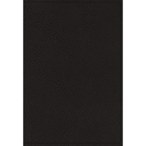NIV Application Bible, Genuine Leather, Calfskin, Black, Red Letter, Comfort Print - (NIV Application Commentary Resources) by  Zondervan - 1 of 1