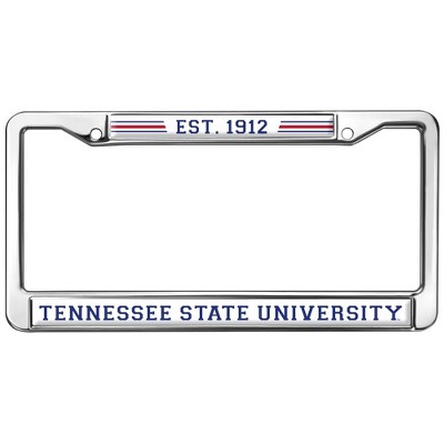 Tennessee State University School Logo Full Size Standard License Plate Metal Frame