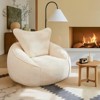 42" Bean Bag Chairs, Large Bean Bag Couch With Ergonomic Backrest for Adults, Memory Foam Filled Velvet  Floor Sofa for Reading, Playing or Relaxing - 3 of 4