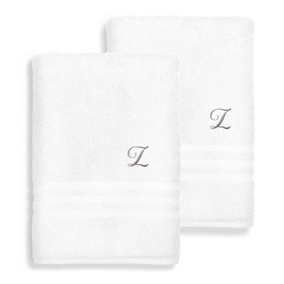 Linum Home Textiles 100% Turkish Cotton 2PC Denzi Bath Towel Set