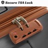 ORRD 2-Piece Hardshell ABS Luggage Set, Expandable Suitcase with TSA Lock & Spinner Wheels, 20" & 28" Lightweight Checked Bag for Travel - 4 of 4