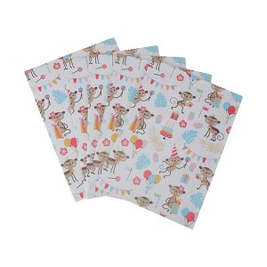 Unique Bargains Gift Wrap Paper Glossy Coated Paper 27.56 "x19.69 " 5 Pcs - 1 of 4