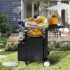 ORRD Outdoor Grill Cart with Wheels, 83-Gal Storage Patio Kitchen Island, Waterproof BBQ Serving Table & Rolling Bar Cart for Party - 4 of 4