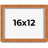 PosterPalooza | Flat Brown Picture Frame - UV Acrylic, Backing Board, Hanging Hardware Included - 2 of 4