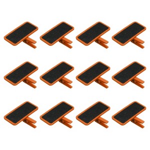Unique Bargains Wood Smooth Wedding Party Clip Design Chalkboard Orange 30 Pcs - 1 of 4
