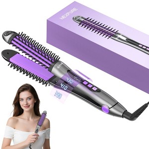 NEXPURE Curling Iron - 360° Styler Curling Iron, Hair Straightener and Curler 2 in 1 for Smooth Straight Hair & Frizz-Free Styling - 1 of 4