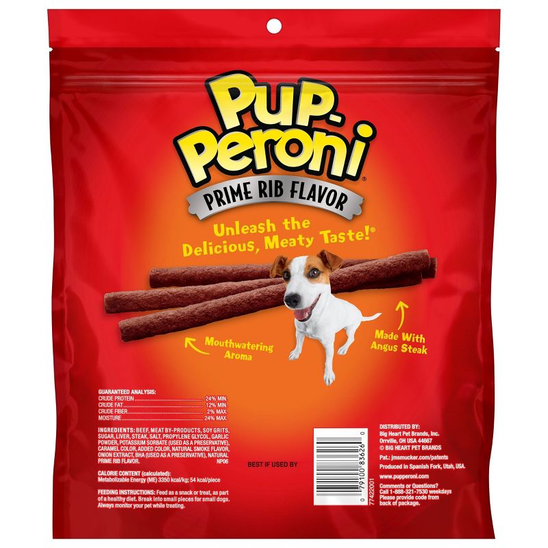 Pup-Peroni Treats Peroni Beef Prime Rib Flavor Chewy Dog Treats - 22.5oz, 3 of 7
