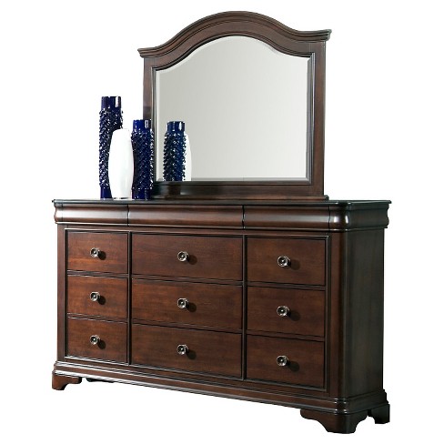 Conley Dresser Mirror Cherry Picket House Furnishings Target