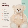 Bearington Brumby, 17 Inch White Teddy Bear Stuffed Animal, Snuggle Bear, Makes a Great Gift for Birthday - 2 of 4