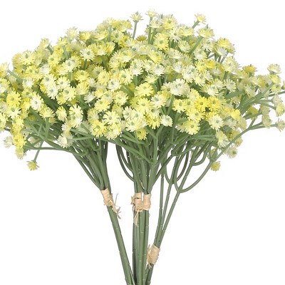 Unique Bargains Wedding Decoration Small Babys Breath Artificial Flowers 8.3" 6 Pcs