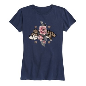 Women's - Disney - Mickey Year of The Tiger Design Short Sleeve Graphic T-Shirt - 1 of 4