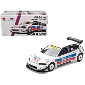 Pandem Civic EG6 RHD White with Stripes and Graphics 