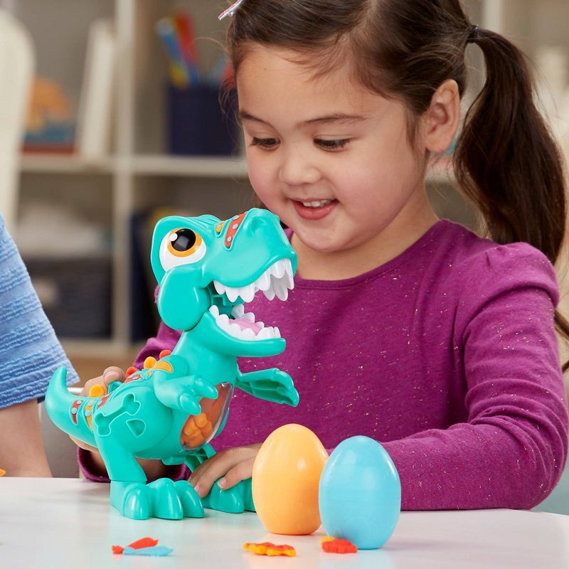 Play-Doh Dino Crew Crunchin&#39; T-Rex Toy with Eggs Great Easter Basket Stuffers, 6 of 13