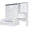 Whisen Full size Multi-Functional Murphy Bed with Sofa, Desk, and Storage Cabinet - 4 of 4
