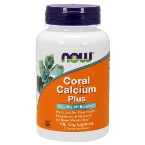 Coral Calcium Plus Magnesium and Vitamin D by Now Foods  -  100 VegCap - 1 of 3