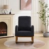 NicBex Polyester Glider Rocking Chair,Upholstered Nursery Rocking Chairs with High Backrest,Modern Rocking Chair,Nursing Chair for Bedroom - 2 of 4