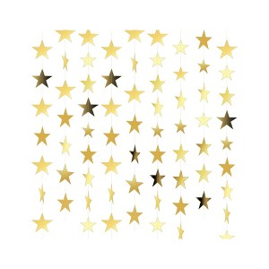 Empire DigiLabs Glitter Star Paper Garland Hanging Decoration - 1 of 3