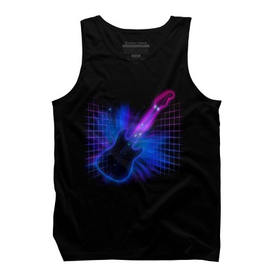 Men's Design By Humans Retro Rock By NeonDreamDesigns Tank Top
