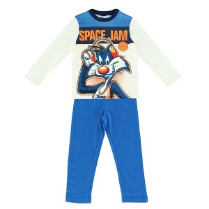 Textiel Trade Boy's Space Jam Long Pajama Set - 1 of 4