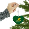 Kentucky State University Primary Logo Heart Love Wood Christmas Tree Holiday Ornament - 3 of 3