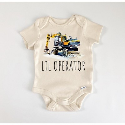 Excavator Construction - Baby Boy Girl Clothes Infant Onesie® Funny Cute Newborn GS1