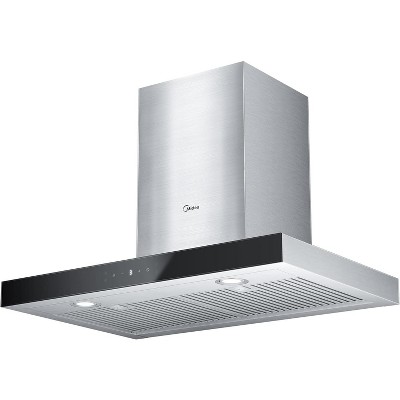 30-Inch Stainless Steel Convertible Wall-Mounted Range Hood with Charcoal Filter