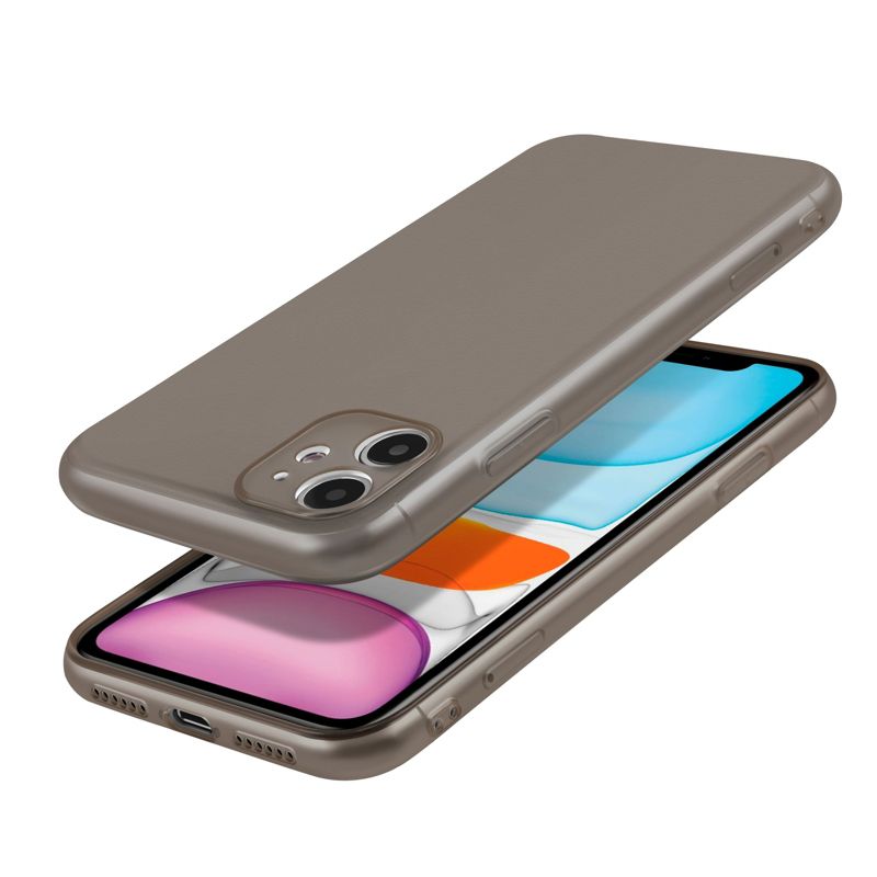 Insten Translucent Matte Case For iPhone, Semi-Transparent Smooth Touch Soft TPU Thin Cover, 5 of 10