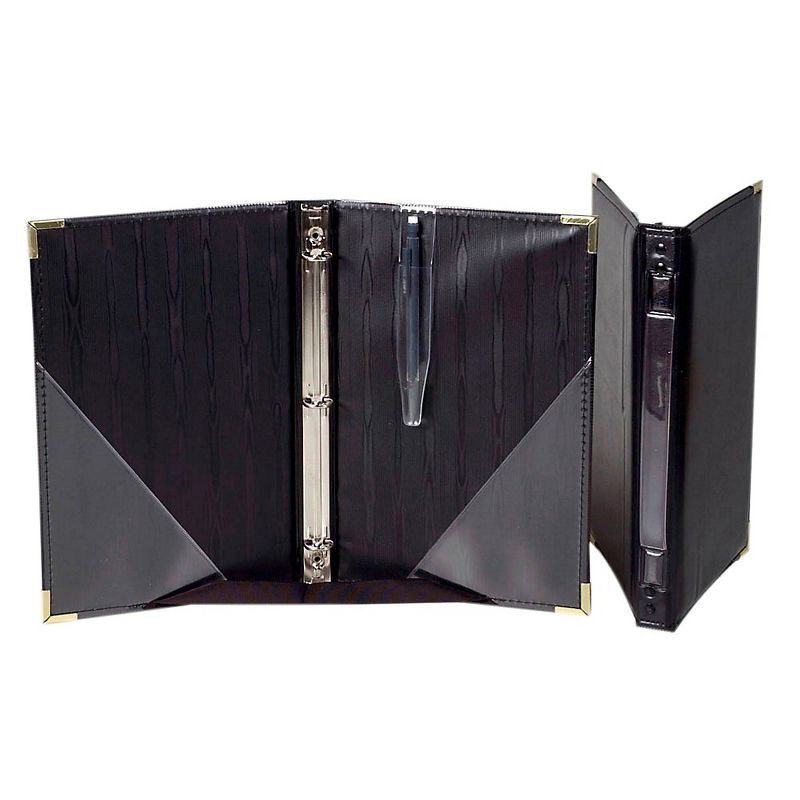 Marlo Plastics Premium Choral Folder 7-3/4 x 11 Octavo Size with 3-Ring Binder - Black, 1 of 2