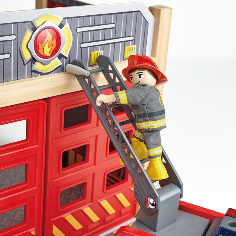 HAPE Tri-level Wooden Fire Station, 4 of 7