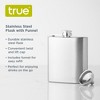 True Stainless Steel Flask  with Funnel - 2 of 4