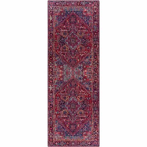 Hauteloom Ronneby Red Traditional Area Rug - 1 of 4
