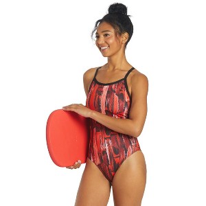 Sporti HydroLast Artsy Thin Strap One Piece Swimsuit (26-40) - 1 of 4