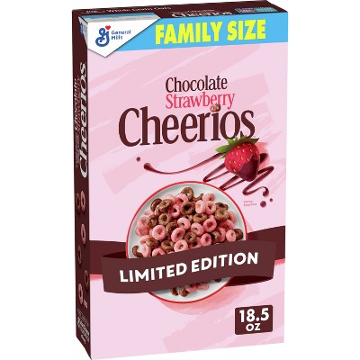 Cheerios Strawberry Banana Family Size Cereal - 19 Oz : Target