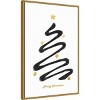 Amanti Art 23"x33" Merry Christmas by Amini54 Framed Canvas Wall Art Print - 2 of 4