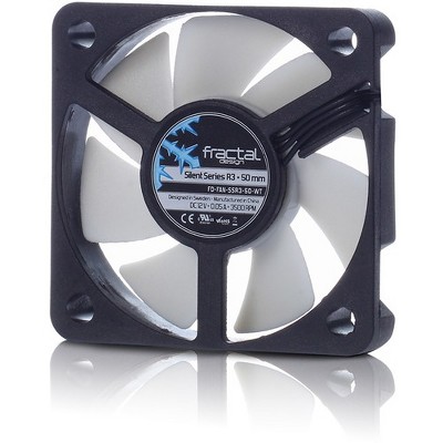 Fractal Design Silent Series R3 50mm - 1 x 50 mm - 1 x 6.8 CFM - 19 dB(A) Noise - Rifle Bearing - 3-pin