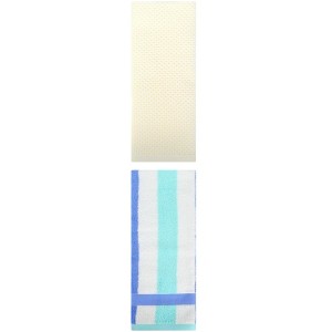 REGALWOVEN Cotton Soft Absorbent Bathroom Hand Towel for Kitchen Hotel and Spa 13" x 30"/13" x 29" 2 Pcs - 1 of 4