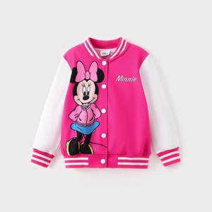 Disney Princess Moana Frozen Elsa Jacket Lightweight Classic Zip up Color Block Sweatshirt - 1 of 4