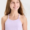 Girls' Seamless Crop Tank Top - All In Motion™ - 3 of 3