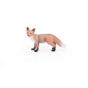 Collectible Wildlife Gifts | Fox Toy, Red, Animal, Very Realistic Rubber Figure, Model, Educational, Animal, Hand Painted Figurines, 3" CH098 BB86 - 1 of 4