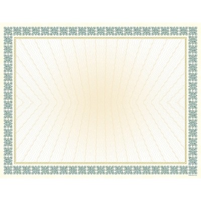 Great Papers Certificates 8.5" x 11" Westminster Green 6/Pack (963022)