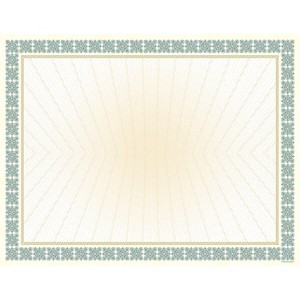 Great Papers Certificates 8.5" x 11" Westminster Green 6/Pack (963022) - 1 of 3