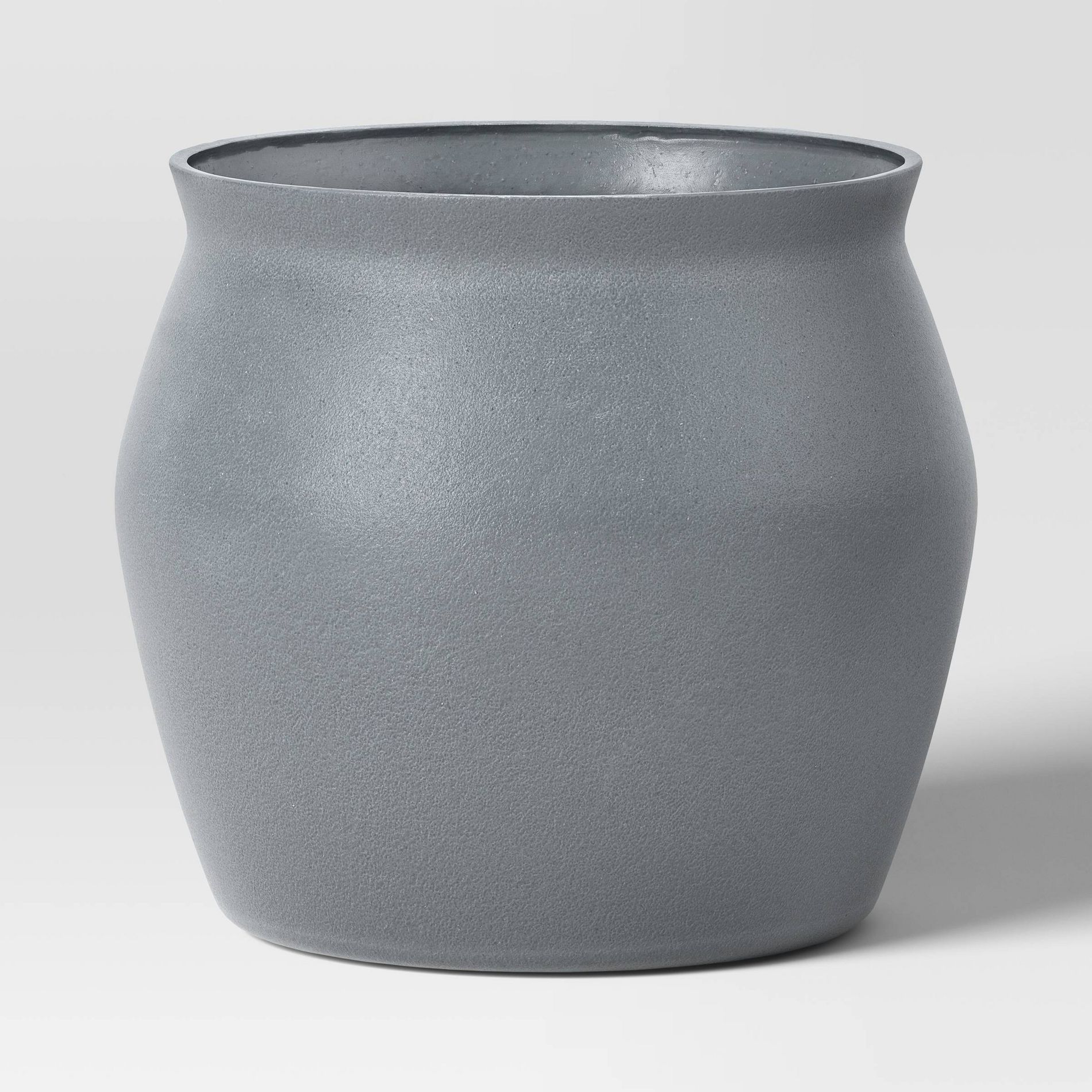 Speckled Composite Indoor Outdoor Planter Pot Charcoal Gray - Threshold™